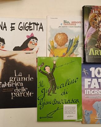 Lotto 6 libri bambini ragazzi Tessaro Burrasca...