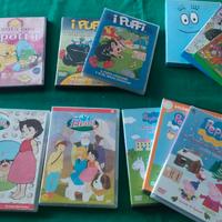DVD misti PUFFI  PIMPA Peppa Pig Pippi Calzelunghe