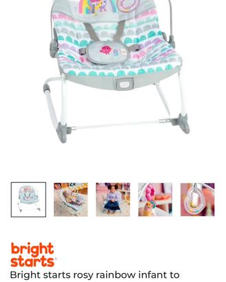 Dondolo sdraietta Rosy Rainbow Bright Starts