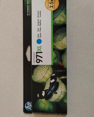 Toner HP 971XL cartuccia originale col. CIANO