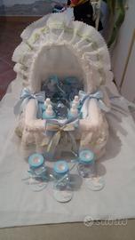 Culletta porta confetti + 15 micro biberon