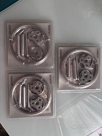 3 x IKEA  DIGNITET  per tende, inox, 500 cm