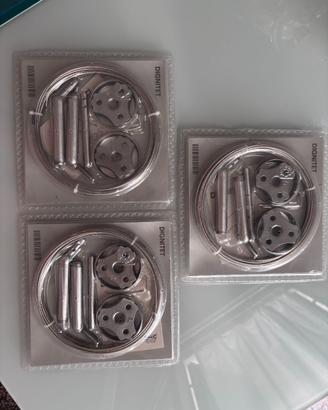 3 x IKEA  DIGNITET  per tende, inox, 500 cm