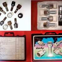 Kit antifurto a bulloni per auto e moto, e altro