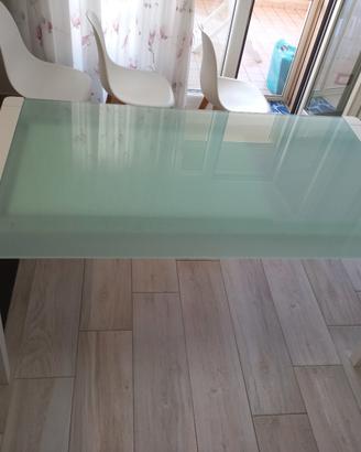 tavolo soggiorno cristallo allungabile