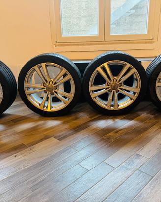 Cerchi Audi A3 18” originali + gomme Bridgestone