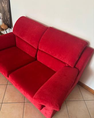 Divano rosso 2 posti