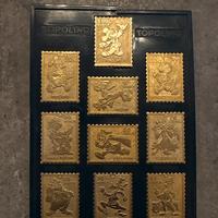 Francobolli topolino in metallo - Da collezione