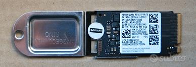 M.2 NVME Ssd Samsung 512Gb stato 100% 4 ore lavoro