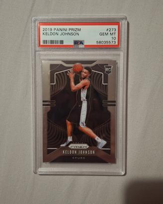 Card Keldon Johnson gradata PSA 10