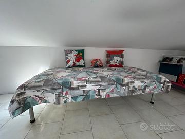 Letto singolo branda con materasso