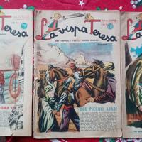 3 fumetti la vispa teresa 1947-1949 bn e colori