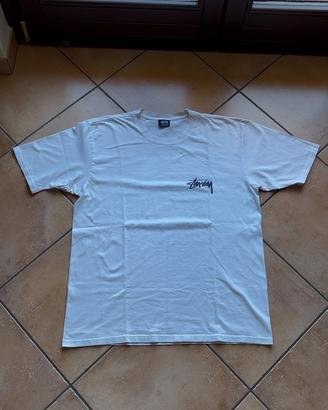 Stüssy Skate Tee White Vintage/Y2K baggy- taglia M