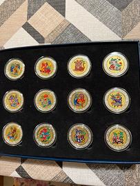 Malawi monete da 5 kwacha calendario cinese cofan.