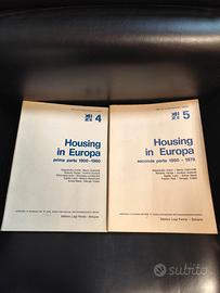 Libri HOUSING IN EUROPA 1 ed. 1978 - Architettura