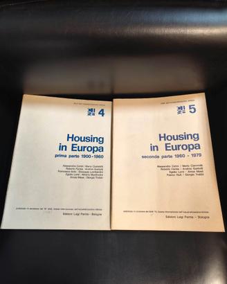 Libri HOUSING IN EUROPA 1 ed. 1978 - Architettura