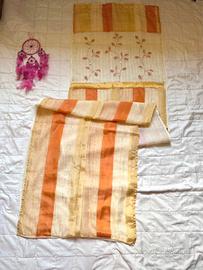 Tende portafinestra arancione/giallo | 229 x 59 cm