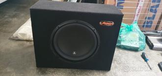 Subwoofer Jl Audio 12w3v3-2 con cassa chiusa  			