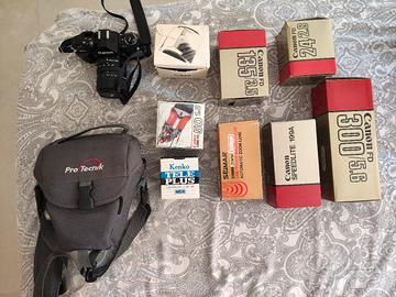Canon FD Scatole Originali + Flash 199A
