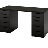Scrivania Ikea con cassettiera