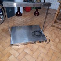 Piastra scaldavivande con lampade infrarossi