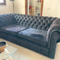 Divano in velluto veneziano chesterfield