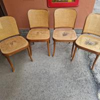 4 sedie Thonet - impagliatura da rifare