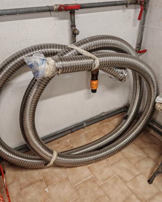 tubo inox canna fumaria