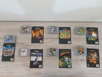 Lotto 10 giochi Nintendo 64 PAL – Cartucce origina