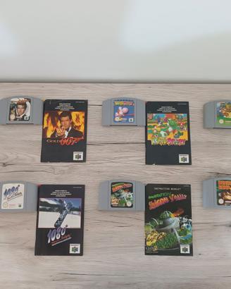 Lotto 10 giochi Nintendo 64 PAL – Cartucce origina