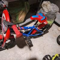 bicicletta capitan america bambino gioco 4/6 anni