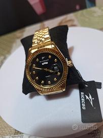 Orologio RICECGO analogico oro nero