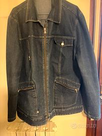 Giacca jeans donna curvy tg. 49 elasticizzata