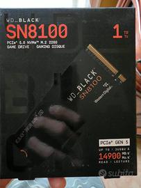 WD_BLACK SN8100 1TB NVMe SSD PCIe 5.0  Nuovo