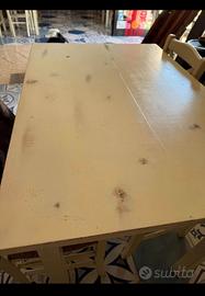 Tavoli in legno e sedie – in stato ottimale
