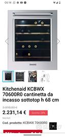 KitchenAid CANTINETTA SOTTOTOP 36 BOTTIGLIE