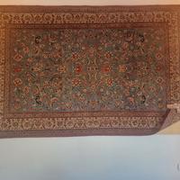 Tappeto persiano usato ISFAHAN celeste