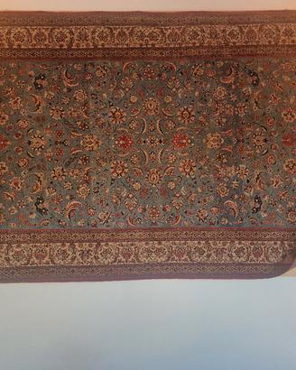 Tappeto persiano usato ISFAHAN celeste
