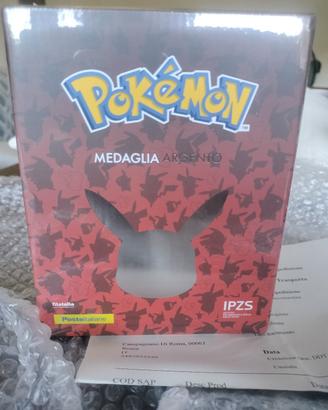 Pokémon Medaglia Argento  NUOVO/SIGILLATO 