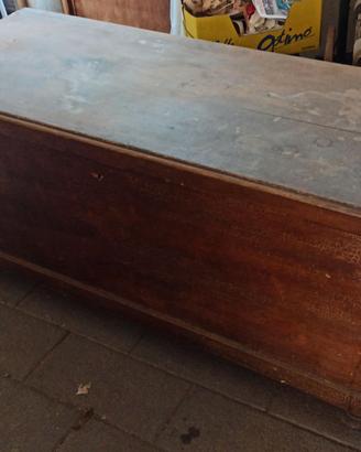 Cassapanca antica inizi 900 in legno