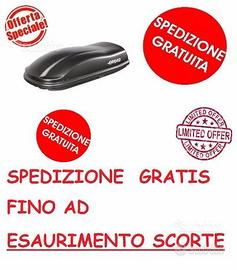 Box portapacchi Farad N8 Marlin 400L nero satinato