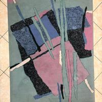 Tappeto moderno con fantasia astratta