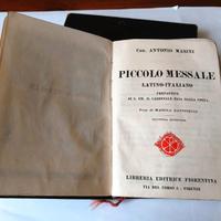 Piccolo Messale Latino-Italiano, a. 1935