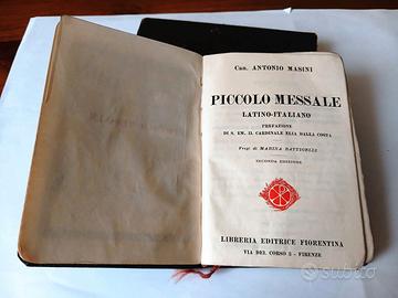 Piccolo Messale Latino-Italiano, a. 1935