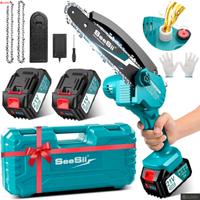 Mini Motosega a Batteria 8000mAh, 900W 6 Pollici S