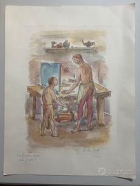 Oscar Di Prata - Litografia  Firmata Numerata