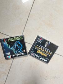 Lotto PS1 Alien La Clonazione + Deathtrap Dungeon 