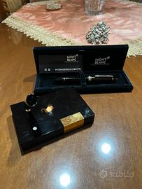 Penna stilografica Montblanc+Portapenna