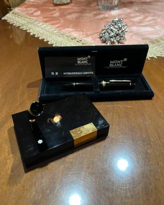 Penna stilografica Montblanc+Portapenna