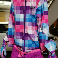 Giacca e guanti sci ragazza lego